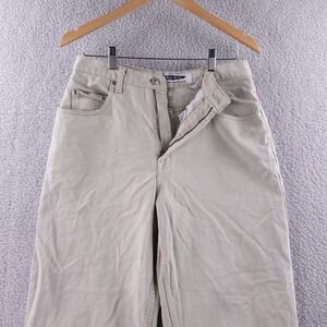 Anchor Blue Beyond Baggy Jeans Mens Size 32x30 Tan Cotton Loose Fit Comfortable
